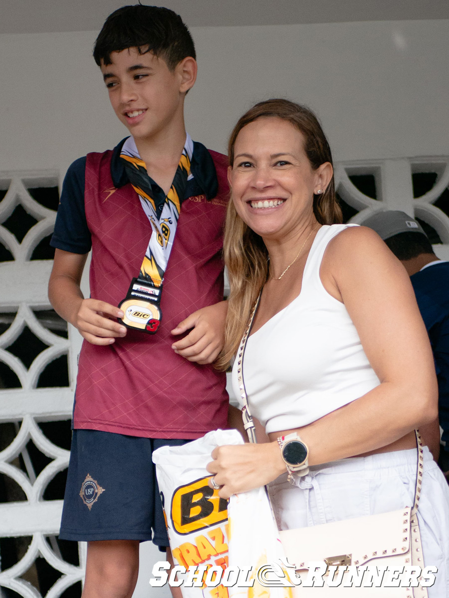 School Runners - Serie 3 - Podio Categoría Masculina 150 mts