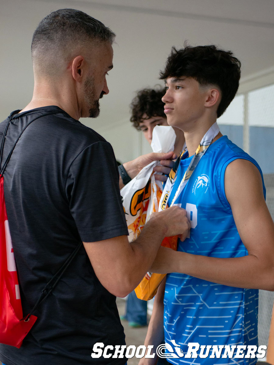 School Runners - Serie 3 - Podio Categoría Masculina 150 mts