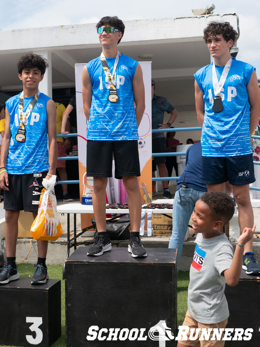 School Runners - Serie 3 - Podio Categoría Masculina