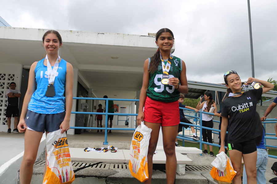 Noviembre 16 - Resultados de 100 metro - Femenino u15