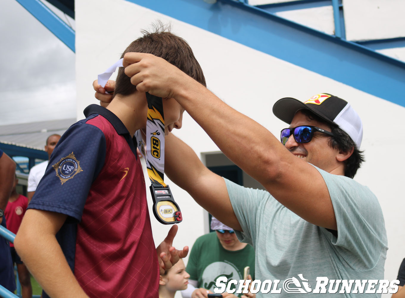 School Runners - Serie 3 - Podio Categoría Masculina 100 mts