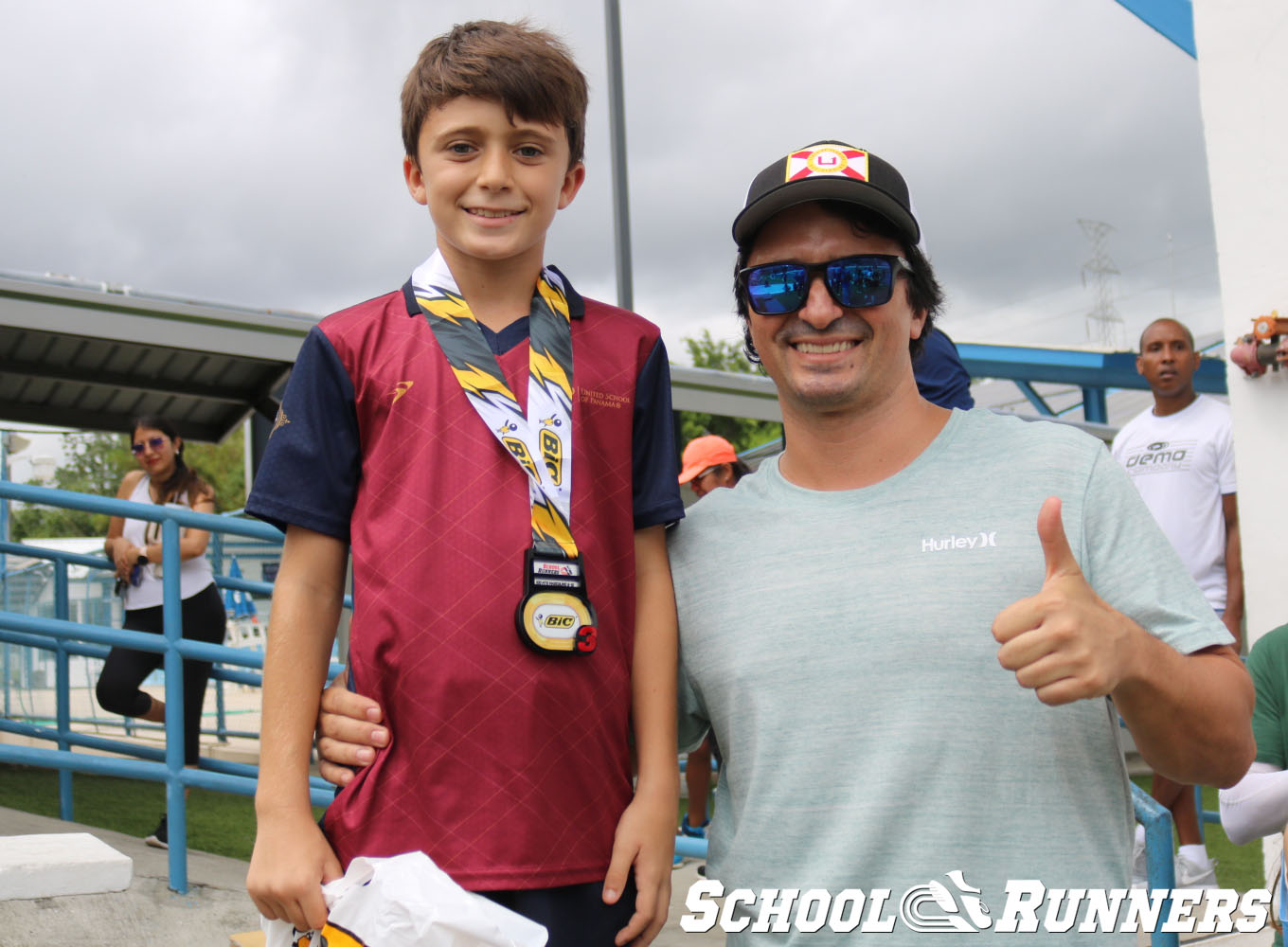 School Runners - Serie 3 - Podio Categoría Masculina 100 mts