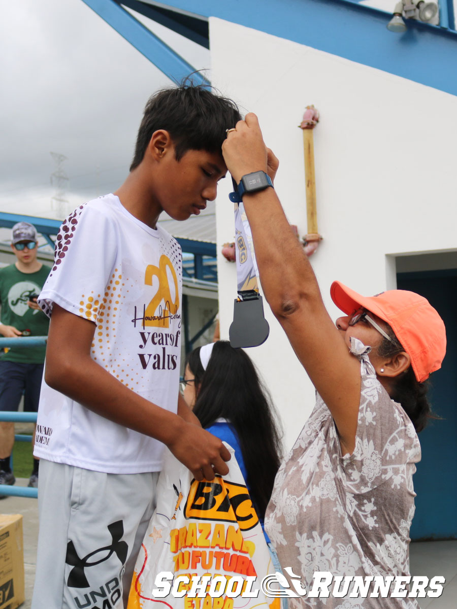 School Runners - Serie 3 - Podio Categoría Masculina 100 mts