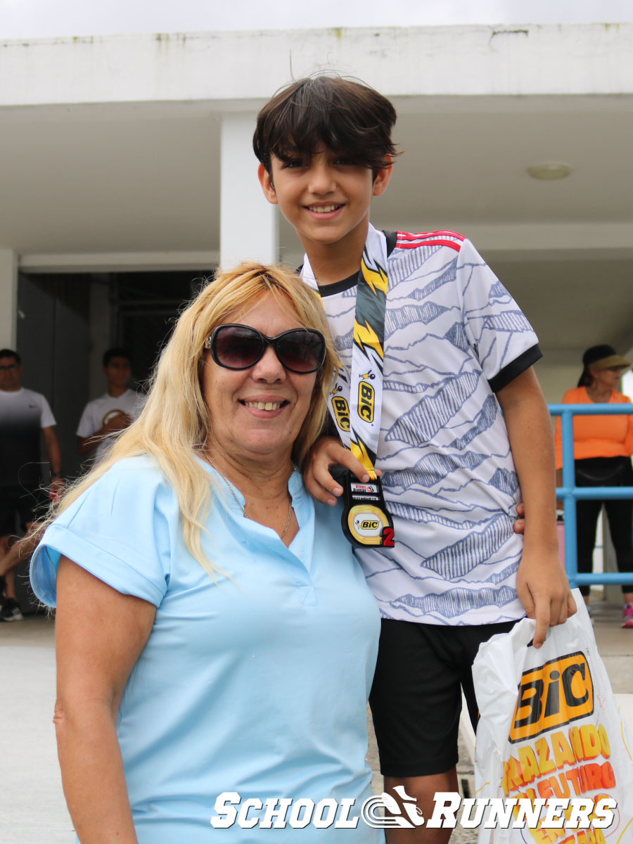 School Runners - Serie 3 - Podio Categoría Masculina 100 mts