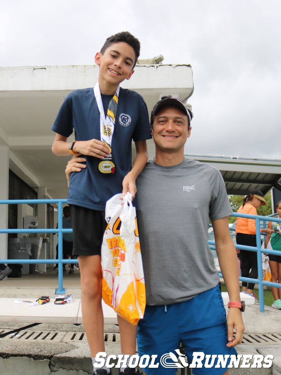 School Runners - Serie 3 - Podio Categoría Masculina 100 mts