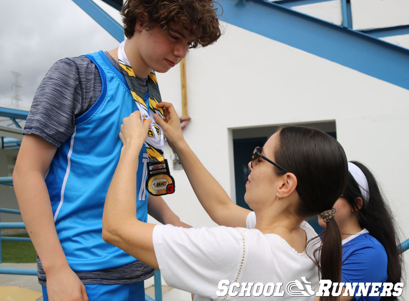 School Runners - Serie 3 - Podio Categoría Masculina 100 mts