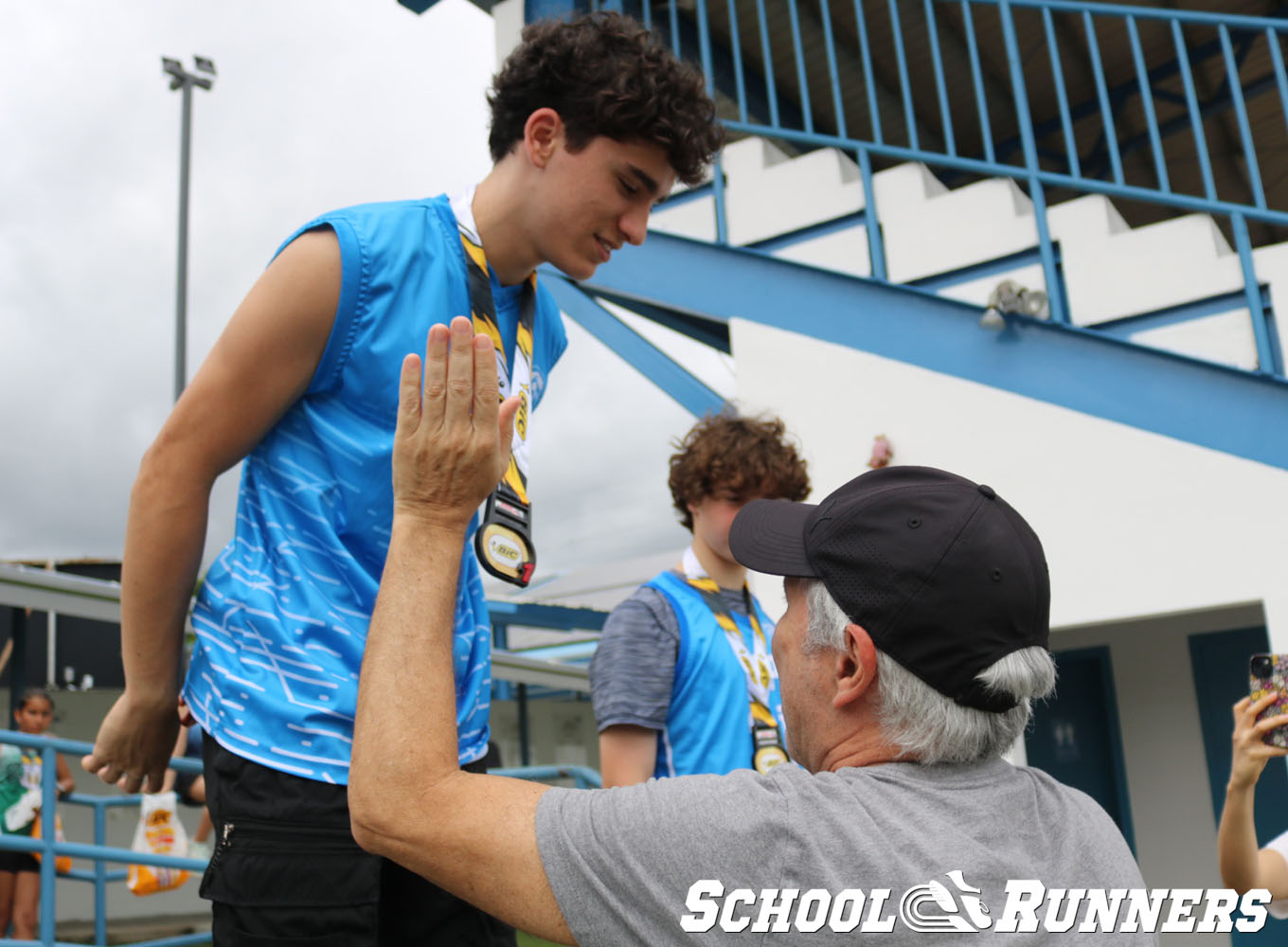 School Runners - Serie 3 - Podio Categoría Masculina 100 mts