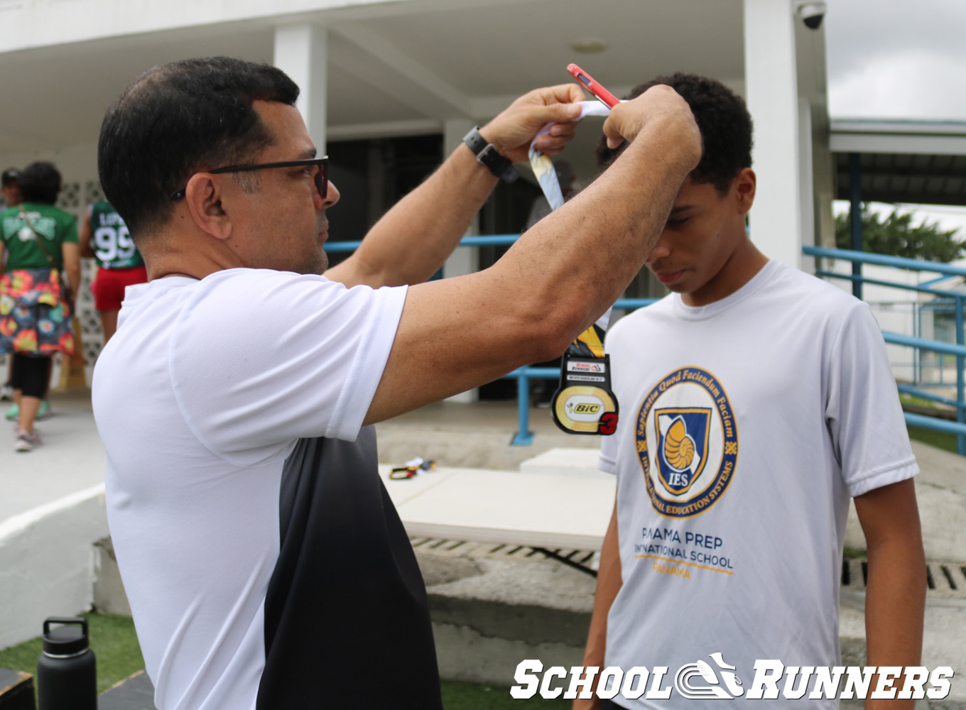 School Runners - Serie 3 - Podio Categoría Masculina 100 mts