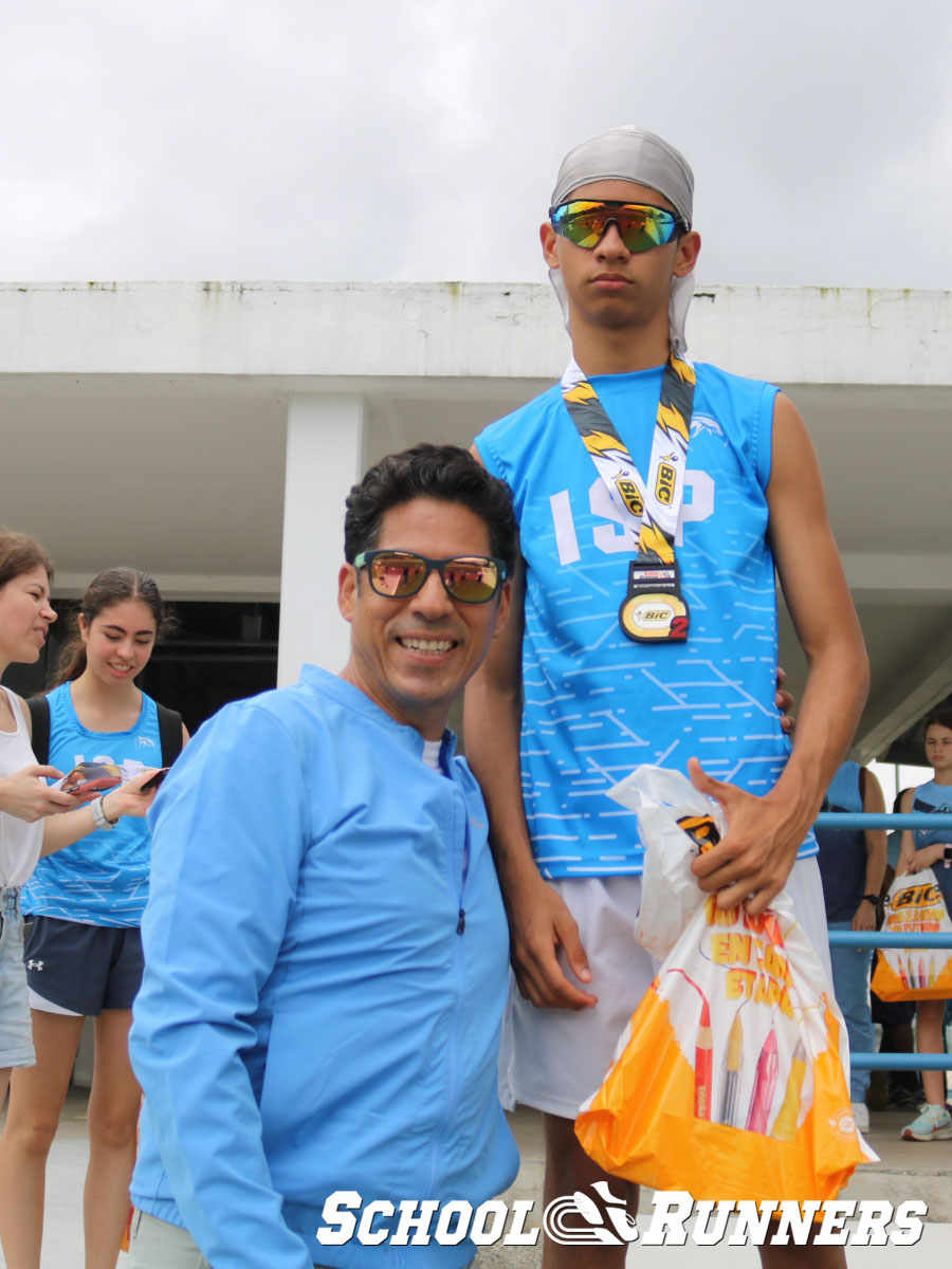 School Runners - Serie 3 - Podio Categoría Masculina 100 mts