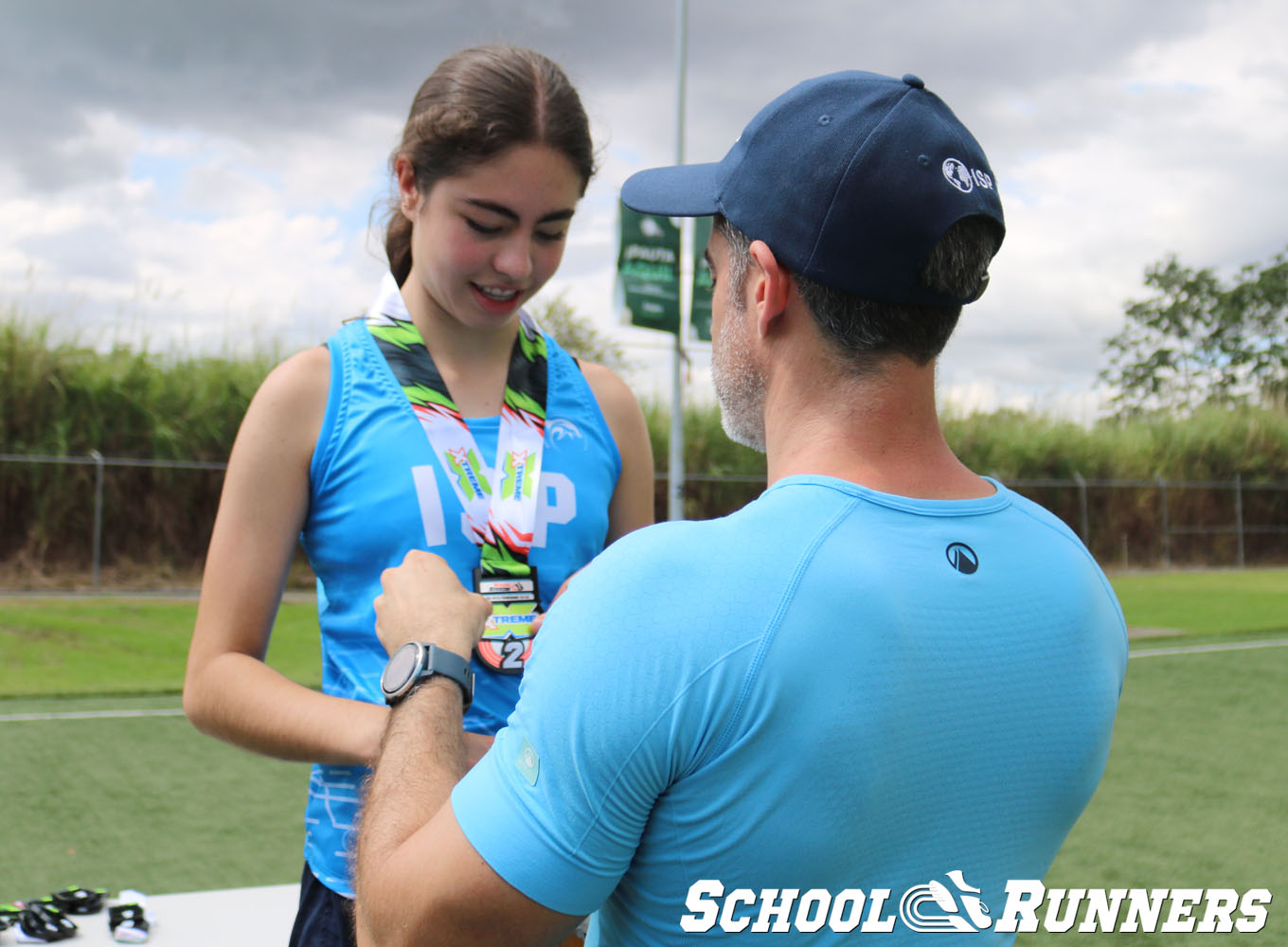 Serie 4 - Podio de la Categoría Femenino u15 en 150 metros