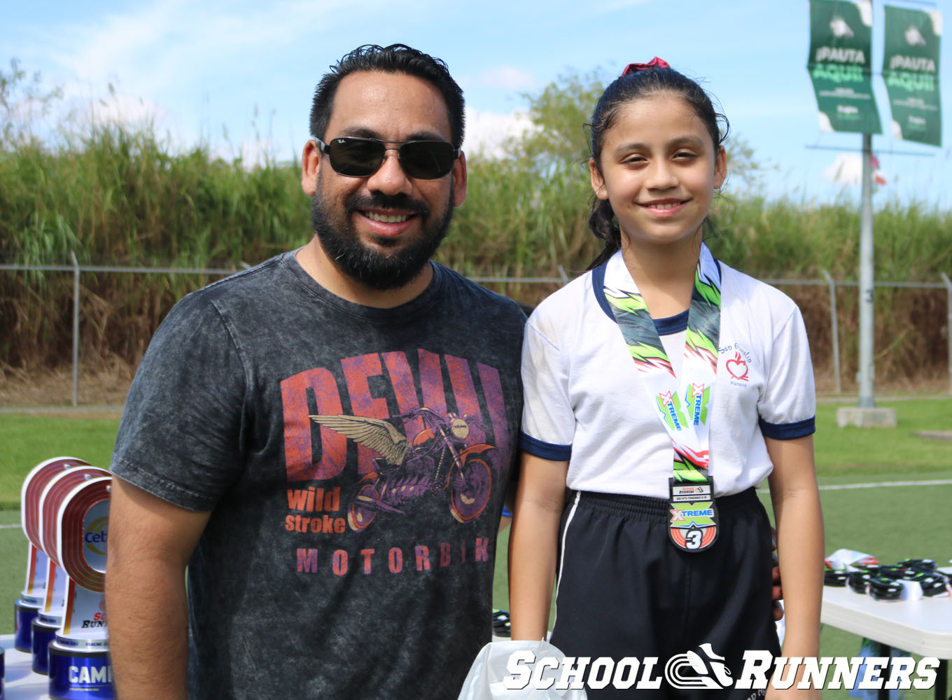 Serie 4 - Podio de la Categoría Femenino u11 en 300 metros