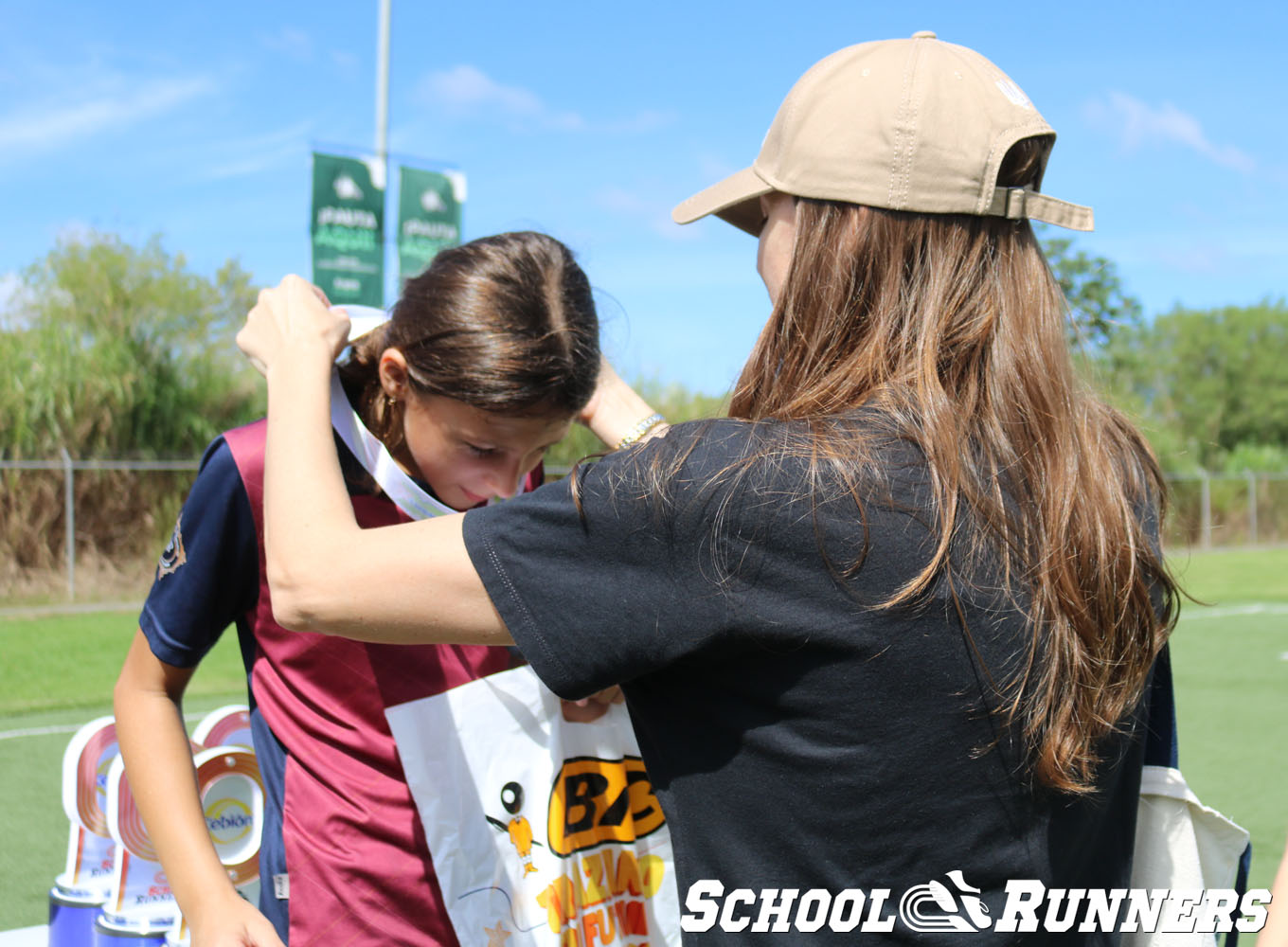 Serie 4 - Podio de la Categoría Femenino u11 en 300 metros