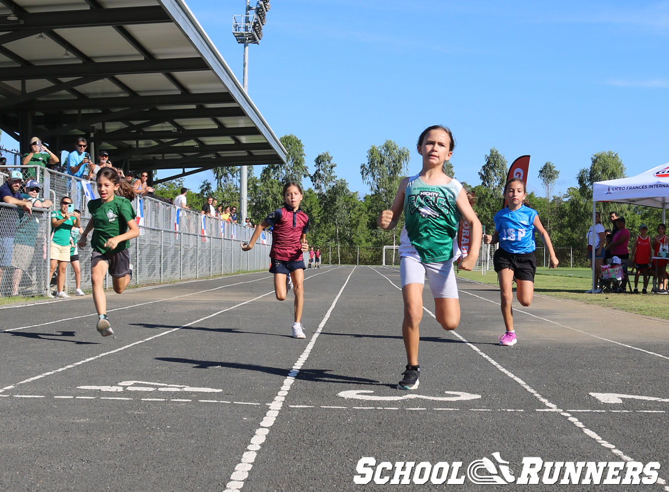 Serie 4 - Heats de la Categoría Femenina u9 en 50 metros