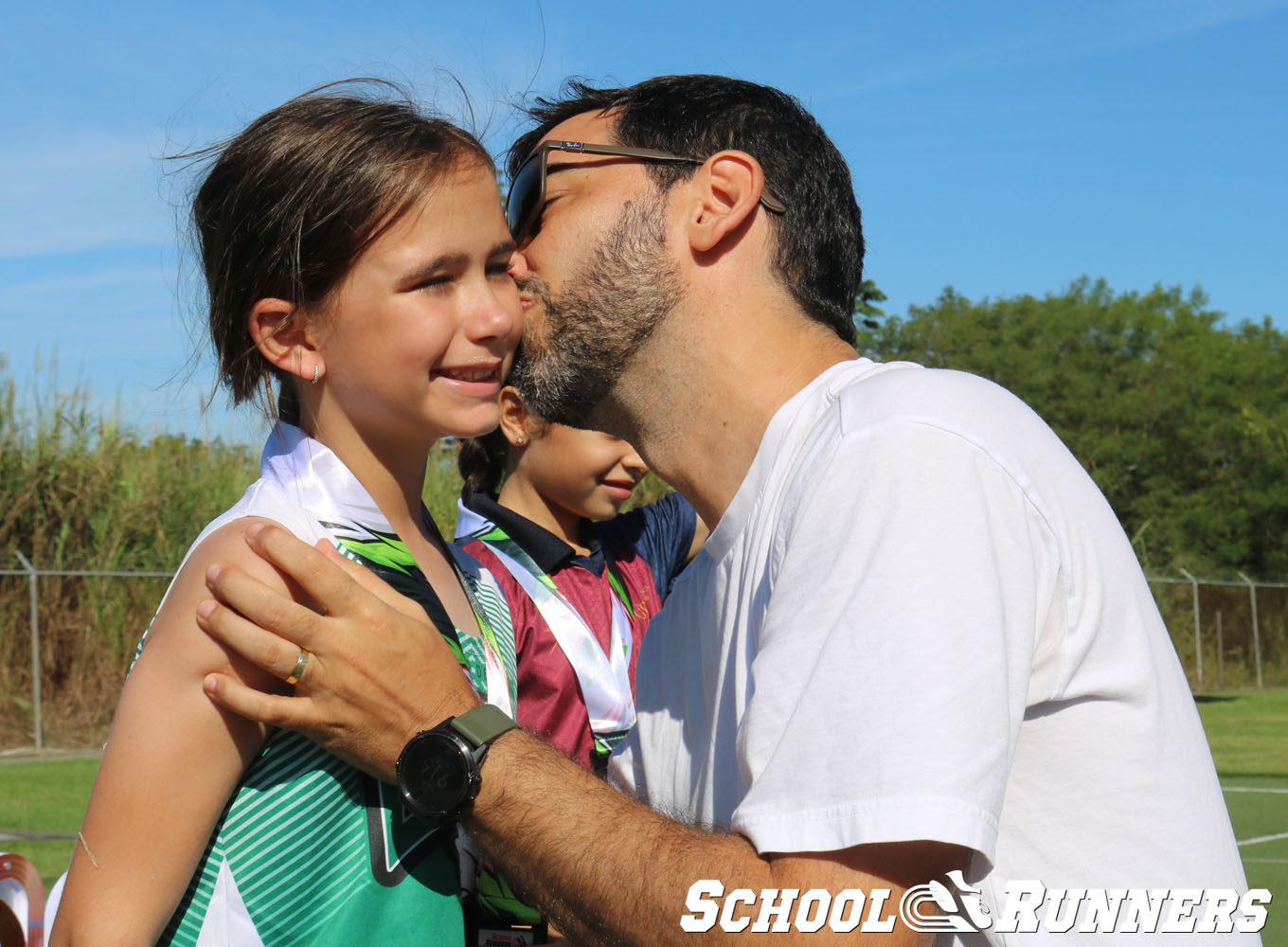 Serie 4 - Podio de la Categoría Femenino u9 en 80 metros