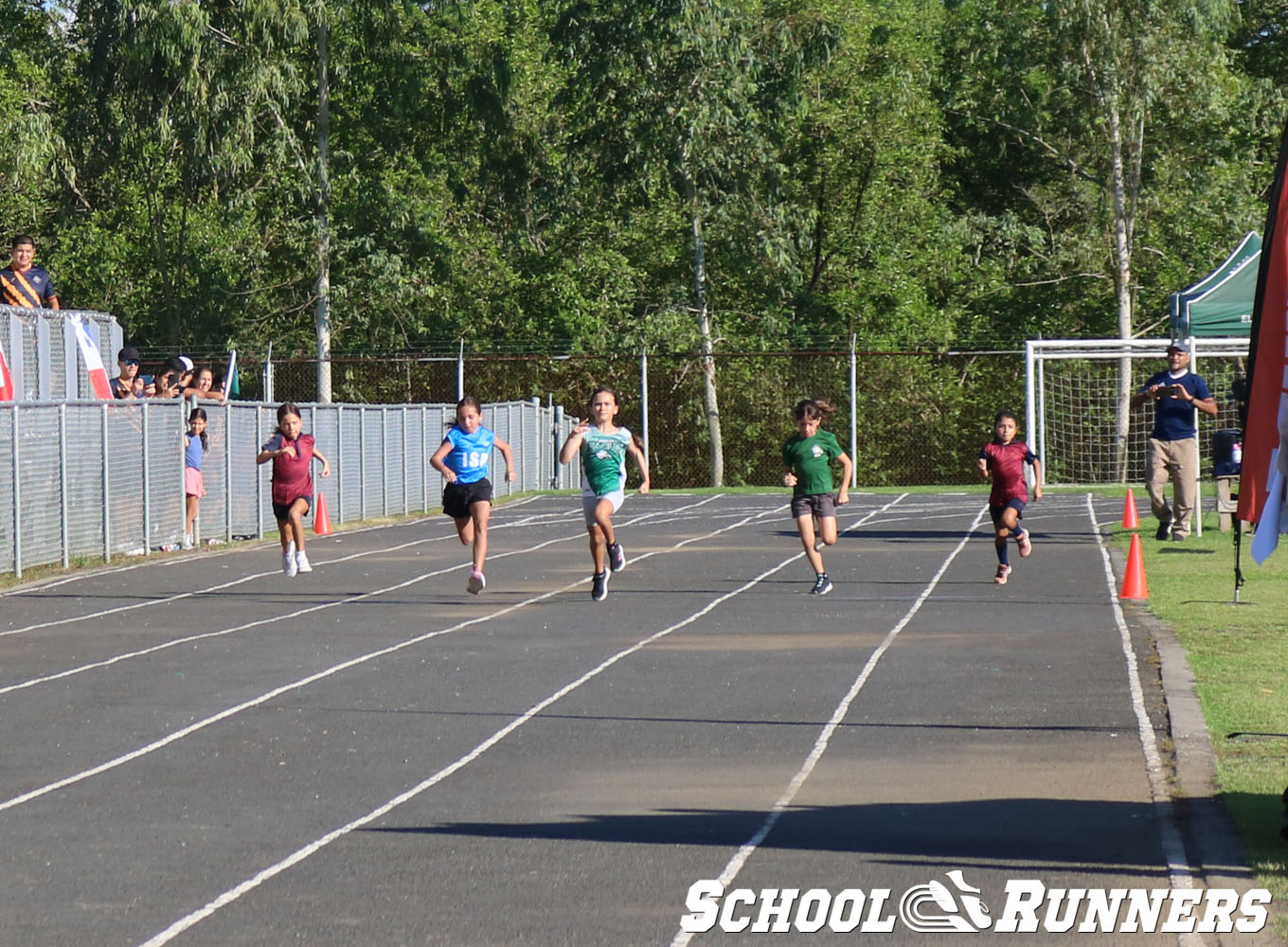 Serie 4 - Heats de la Categoría Femenina u9 en 80 metros