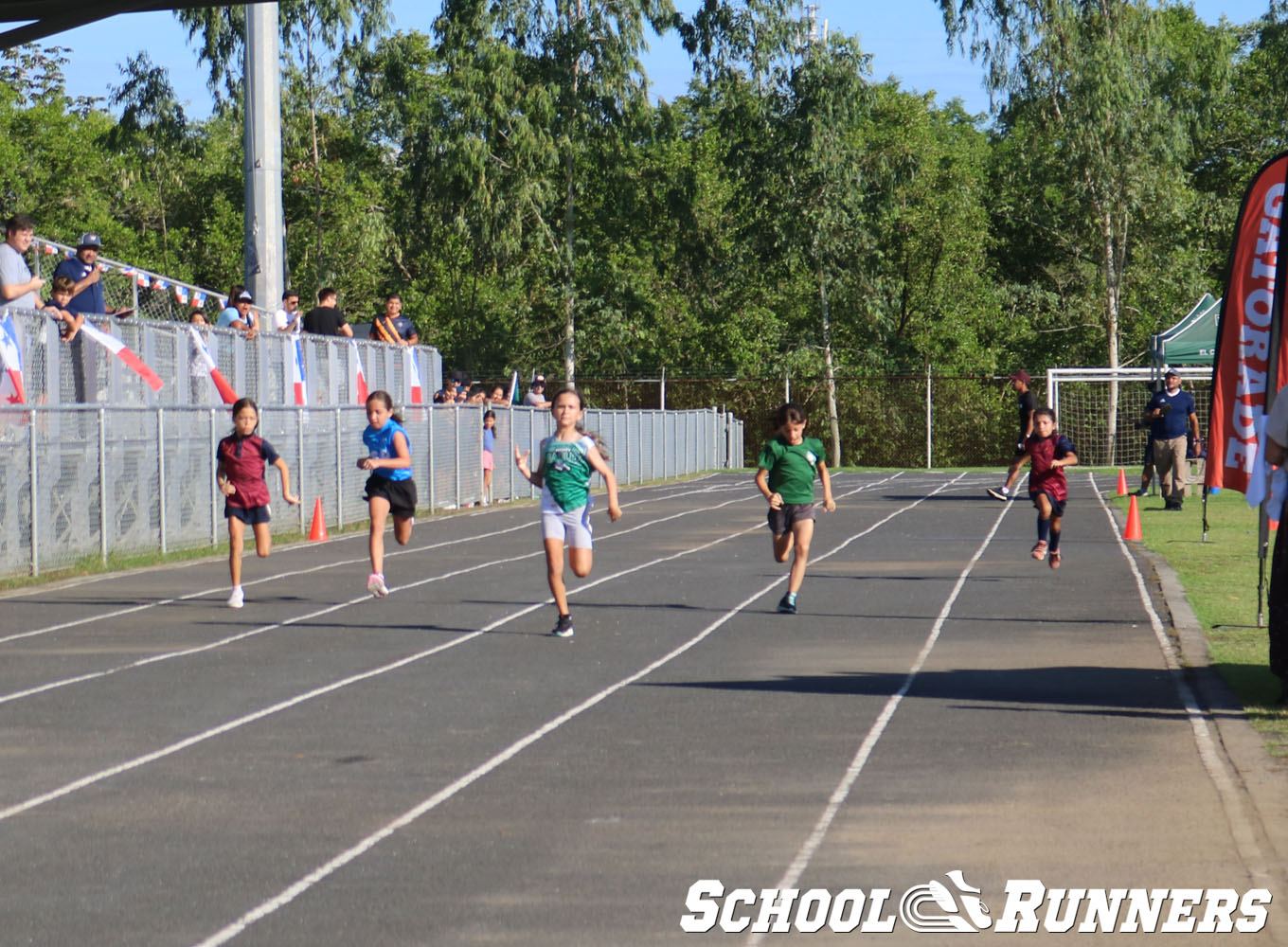 Serie 4 - Heats de la Categoría Femenina u9 en 80 metros