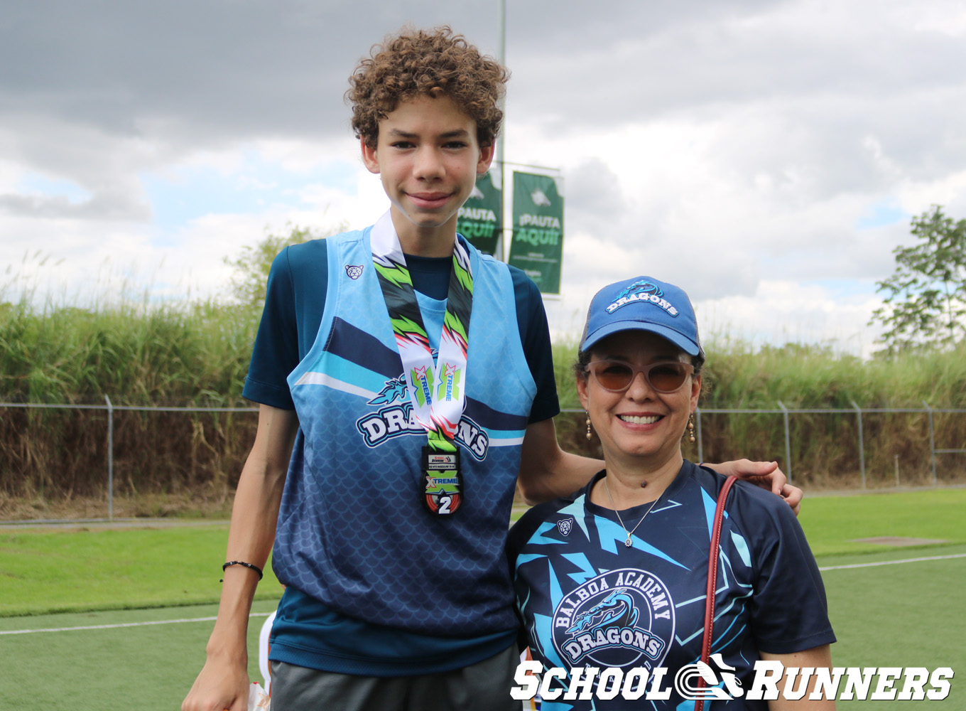 Serie 4 - Podio de la Categoría Masculina u15 en 150 metros