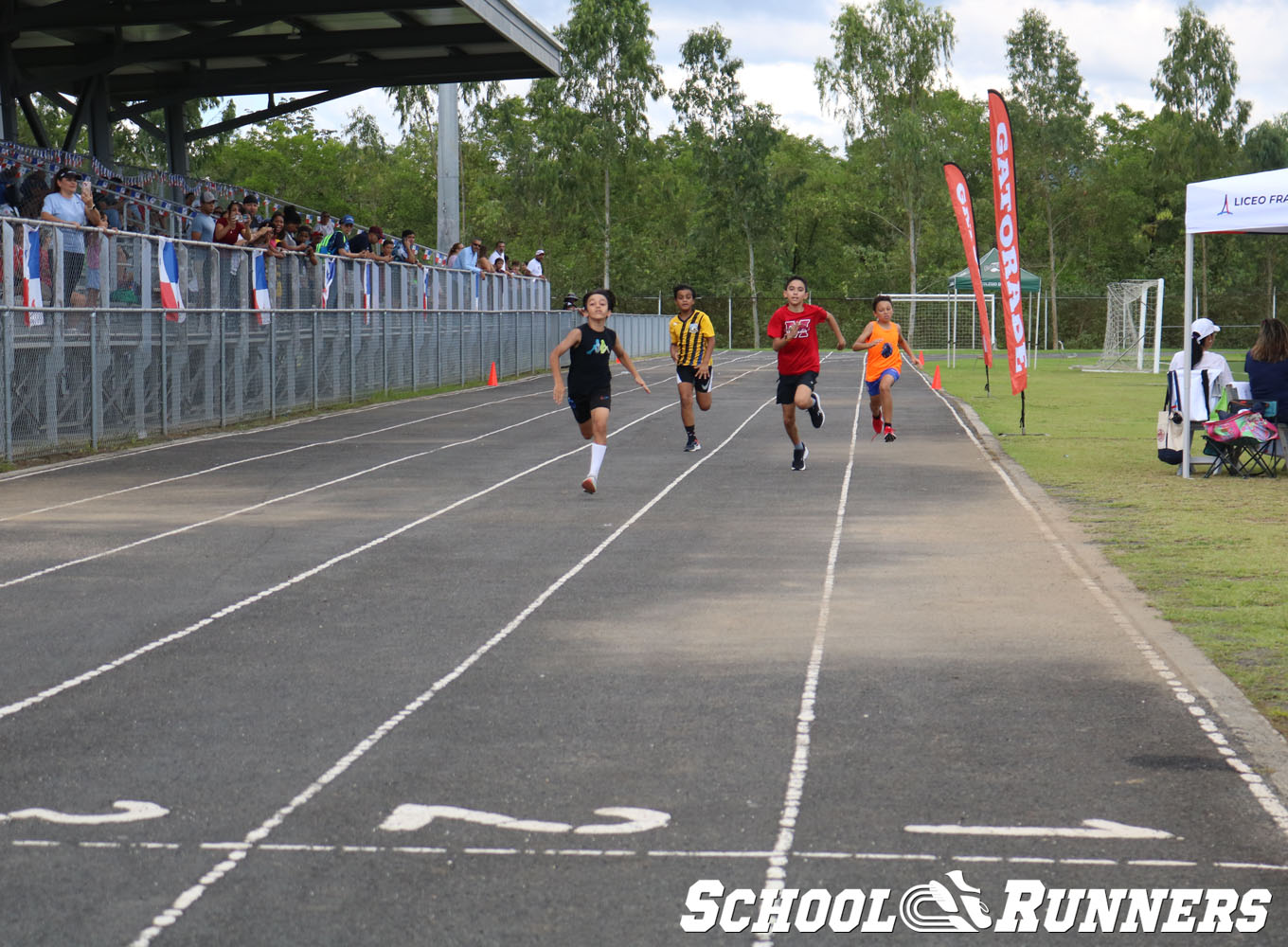 Serie 4 - Heats de la Categoría Masculina u13 en 150 metros