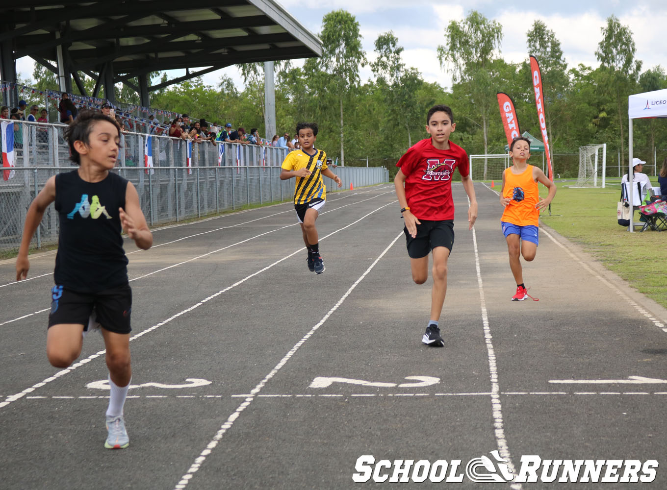 Serie 4 - Heats de la Categoría Masculina u13 en 150 metros