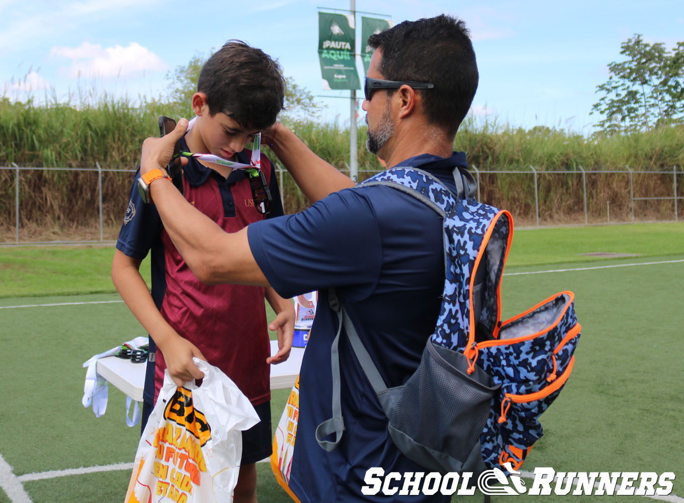 Serie 4 - Podio de la Categoría Masculina u11 en 300 metros