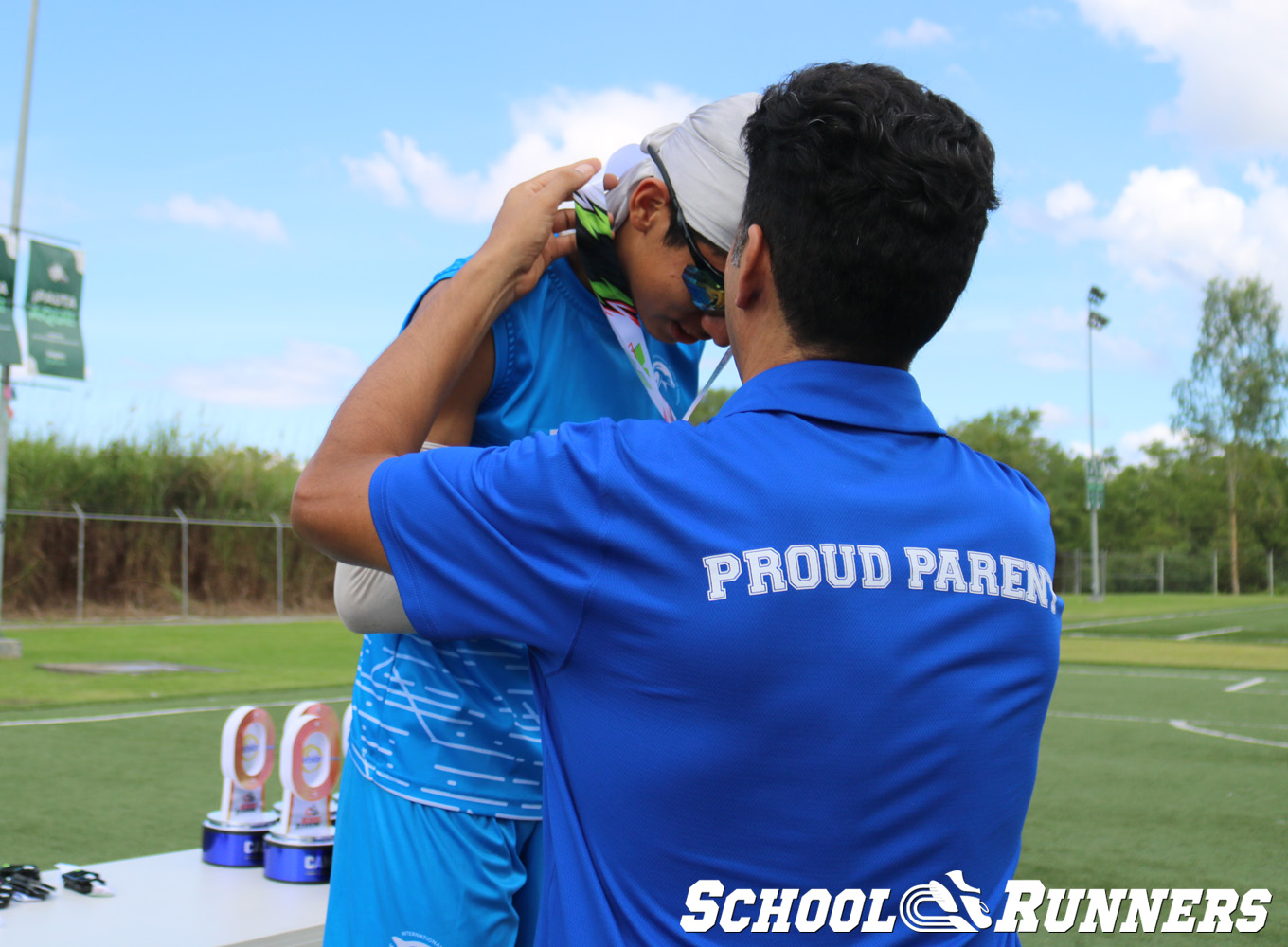 Serie 4 - Podio de la Categoría Masculina u19 en 300 metros