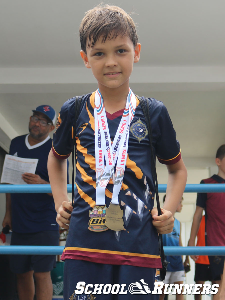 2025 Serie 1 - Medallas - Categoría Masculina u9 - 80 metros