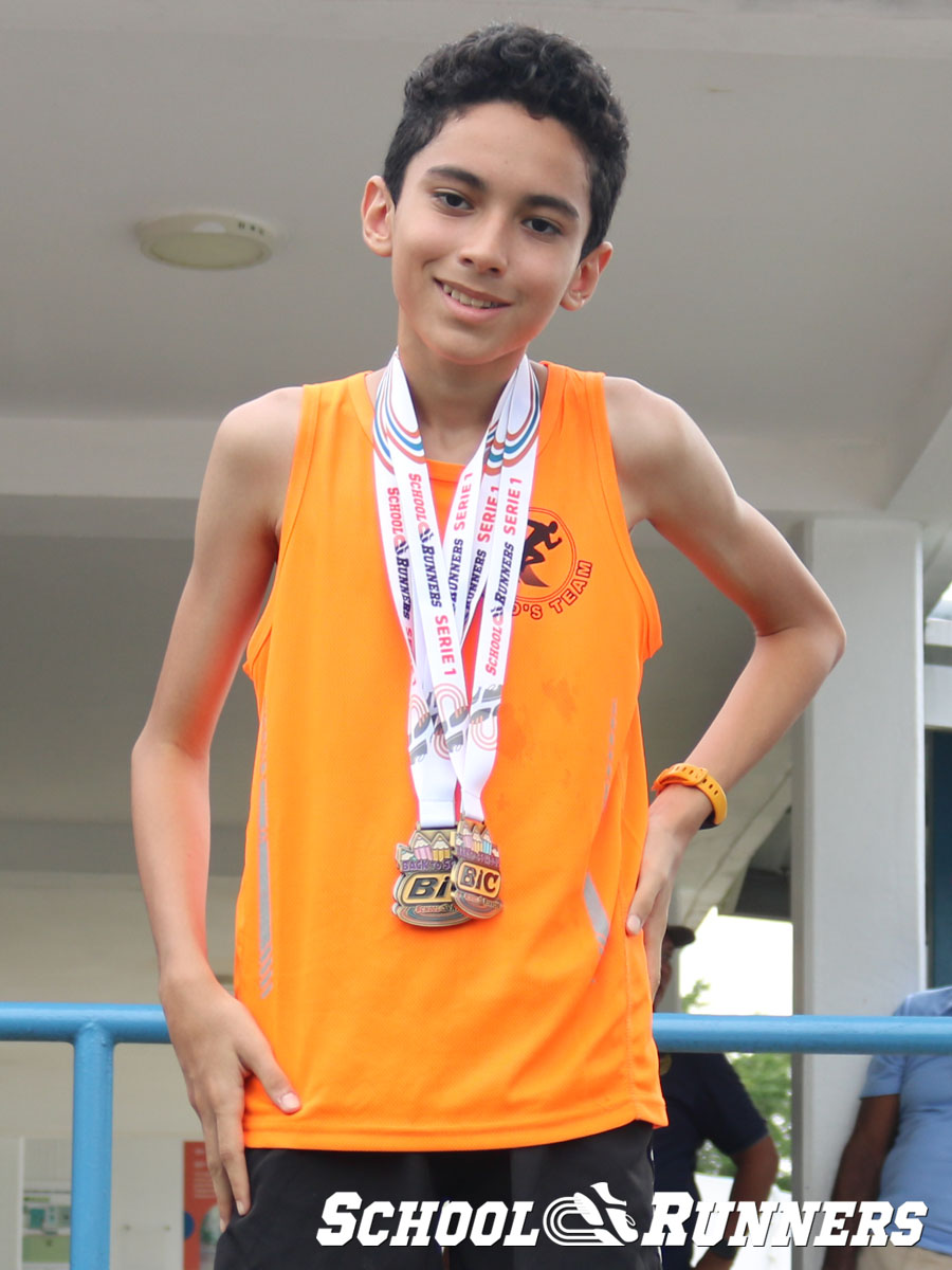 2025 Serie 1 - Medallas - Categoría Masculina u13 - 100 metros