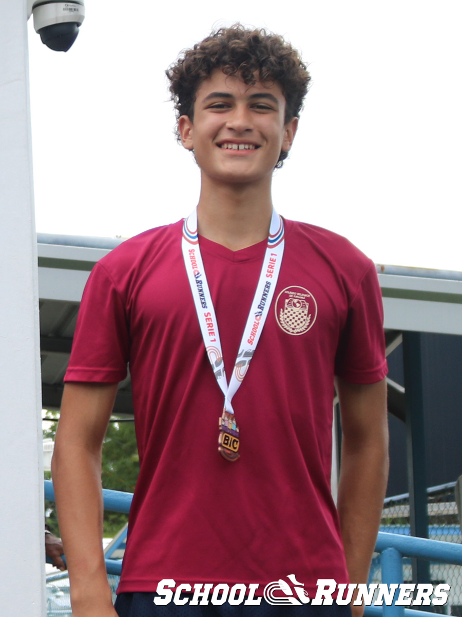 2025 Serie 1 - Medallas - Categoría Masculina u15 - 100 metros