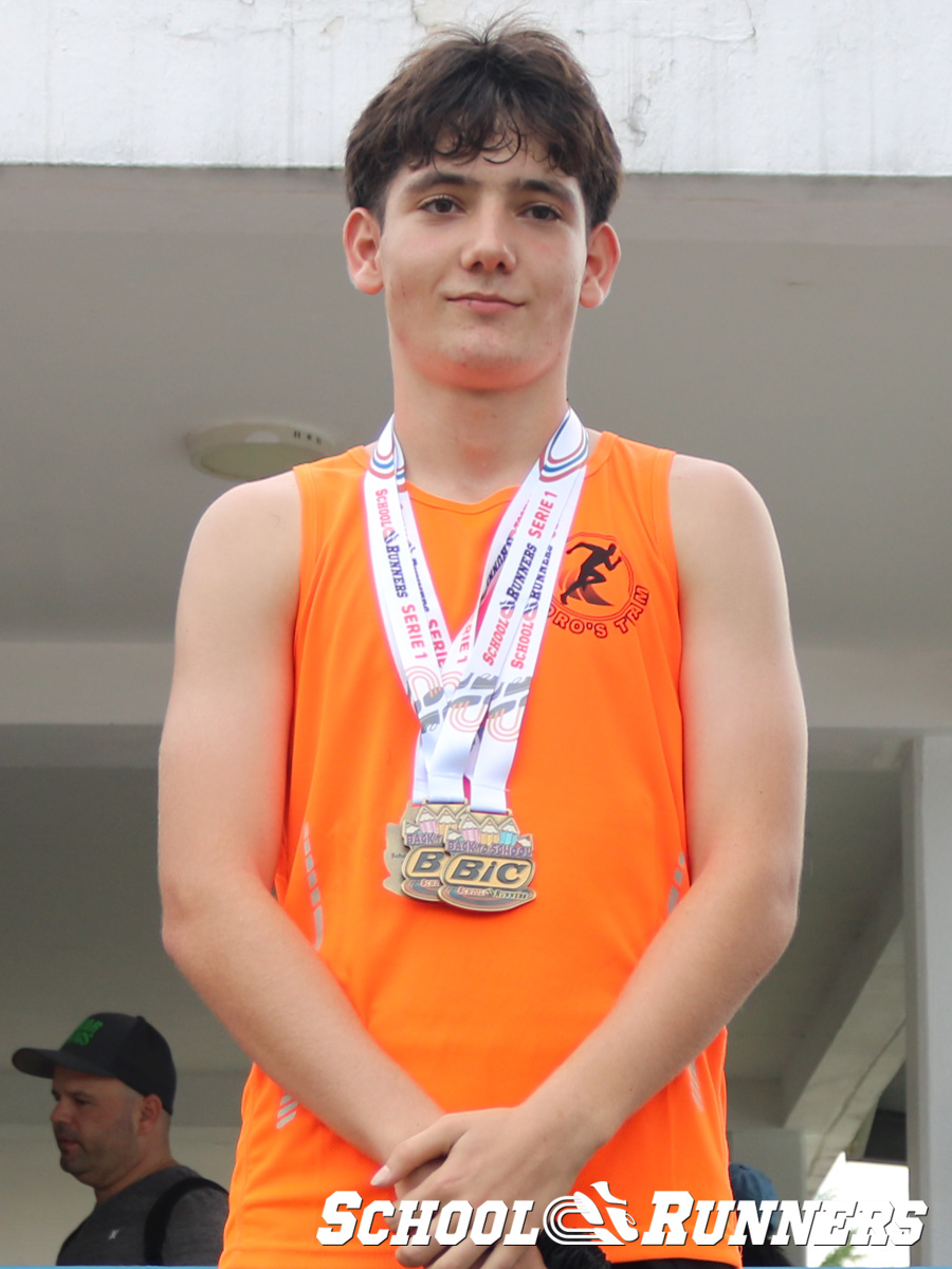 2025 Serie 1 - Medallas - Categoría Masculina u15 - 100 metros