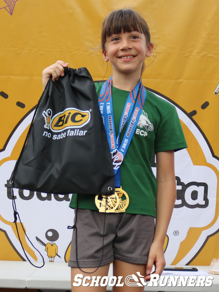 2025 Serie 2 - Medallas - Categoría Femenina u9 - 80 metros