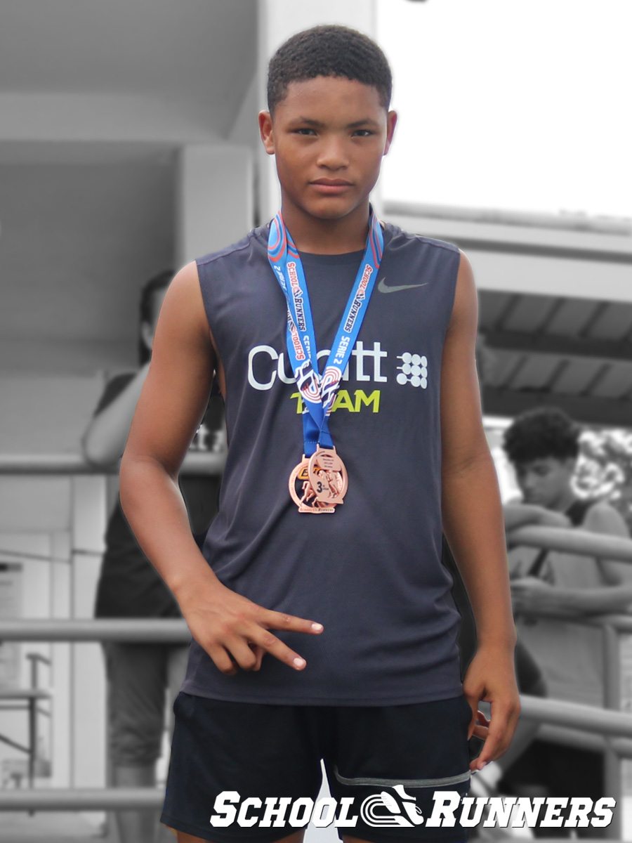 2025 Serie 2 - Medallas - Categoría Masculina u13 - 100 metros