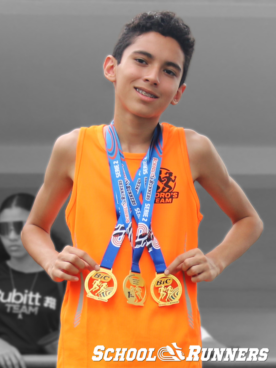 2025 Serie 2 - Medallas - Categoría Masculina u13 - 100 metros