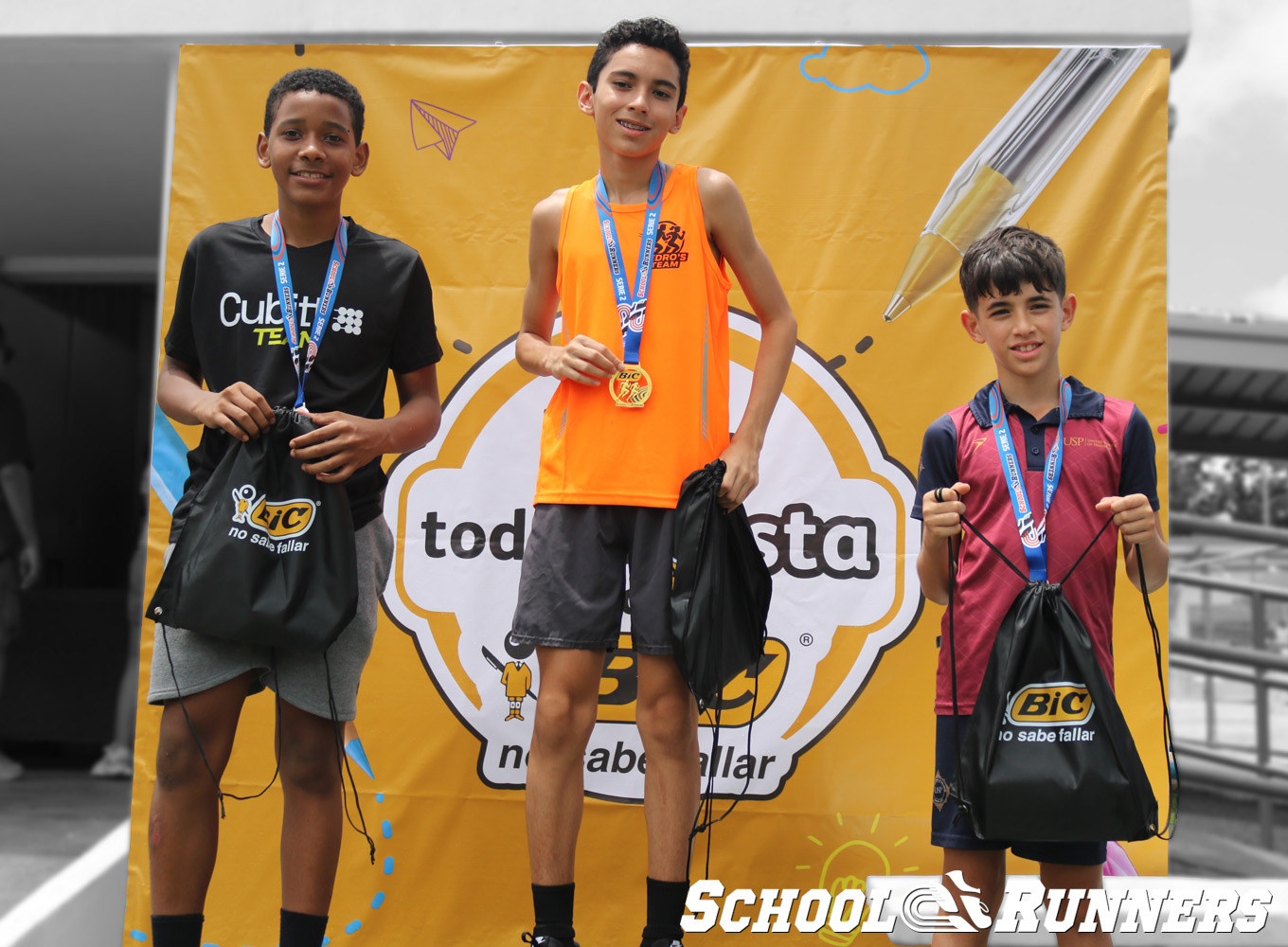 2025 Serie 2 - Medallas - Categoría Masculina u13 - 300 metros