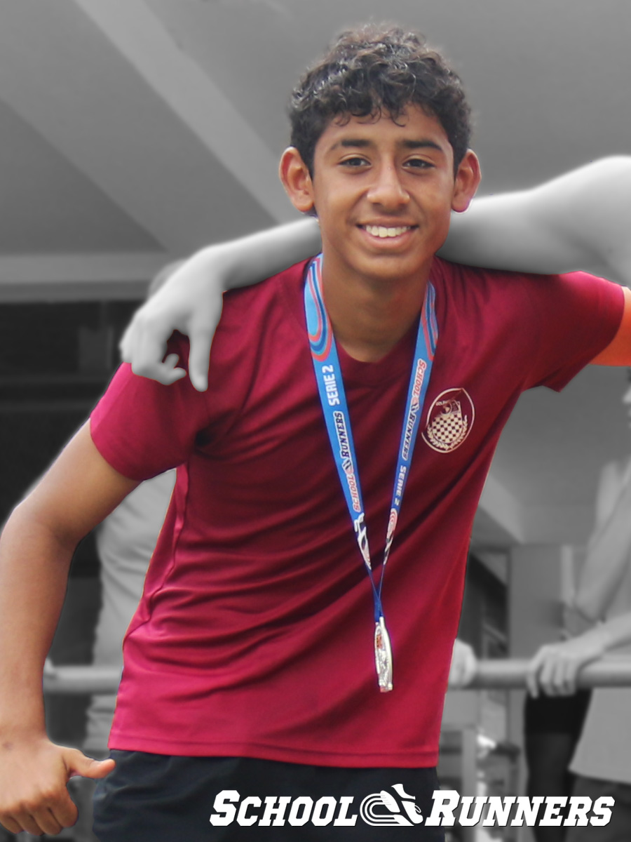 2025 Serie 2 - Medallas - Categoría Masculina u15 - 100 metros