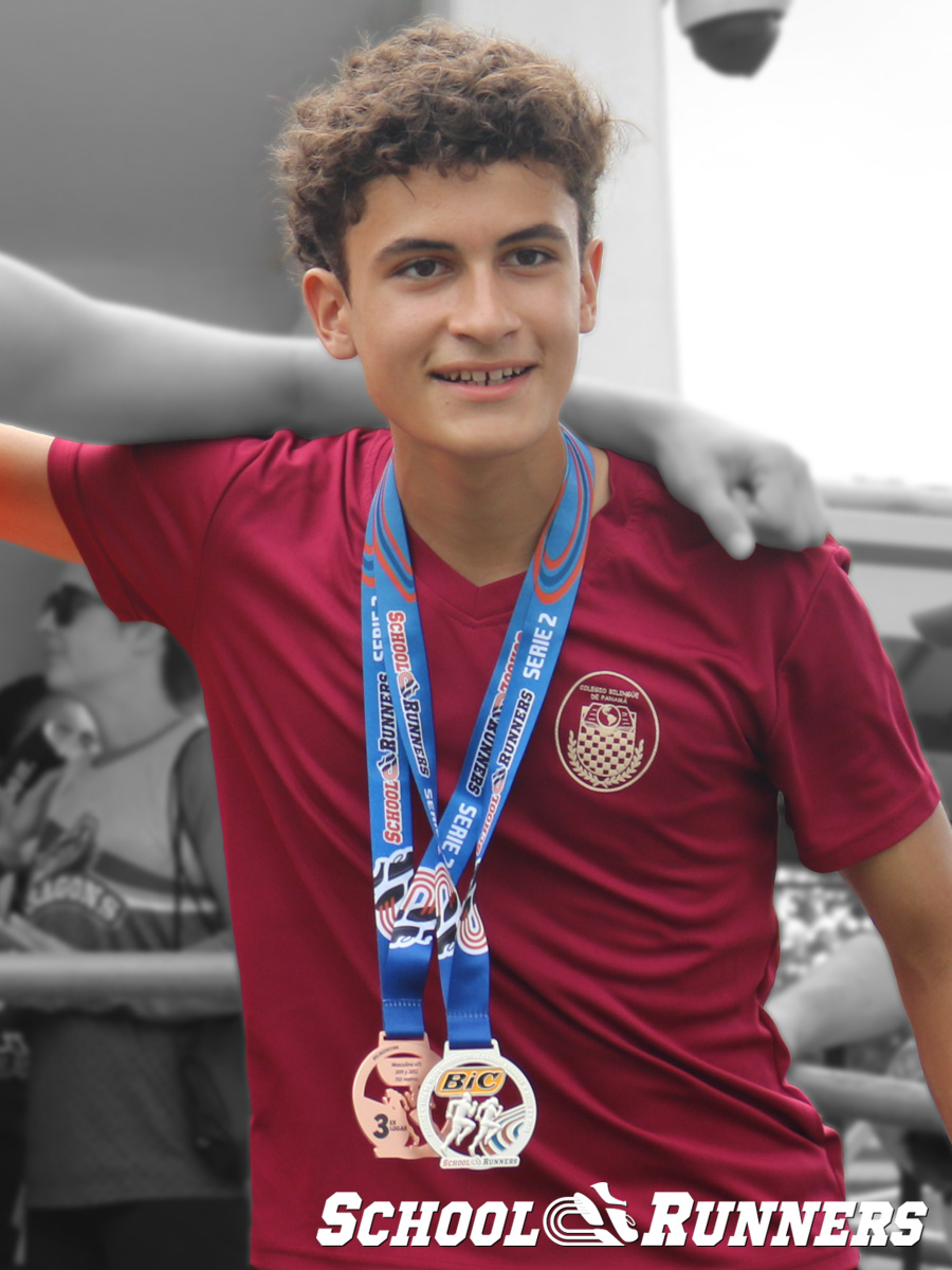 2025 Serie 2 - Medallas - Categoría Masculina u15 - 150 metros