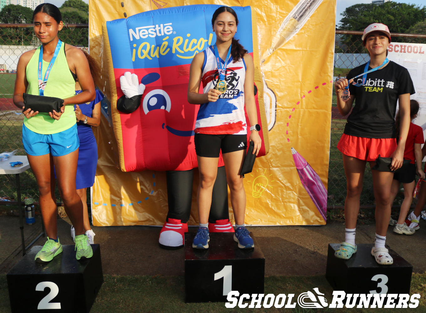 2026 Serie 1 - Medallas - Categoría Femenina - 1,500 metros