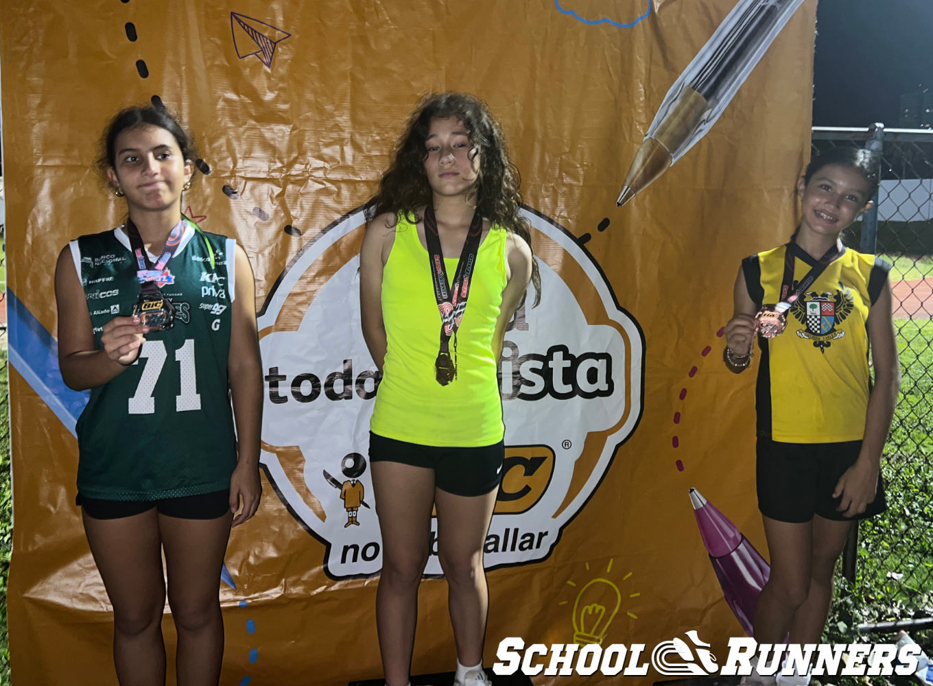 2026 Serie 2 - Medallas 100 mts - Categoría Femenina u13