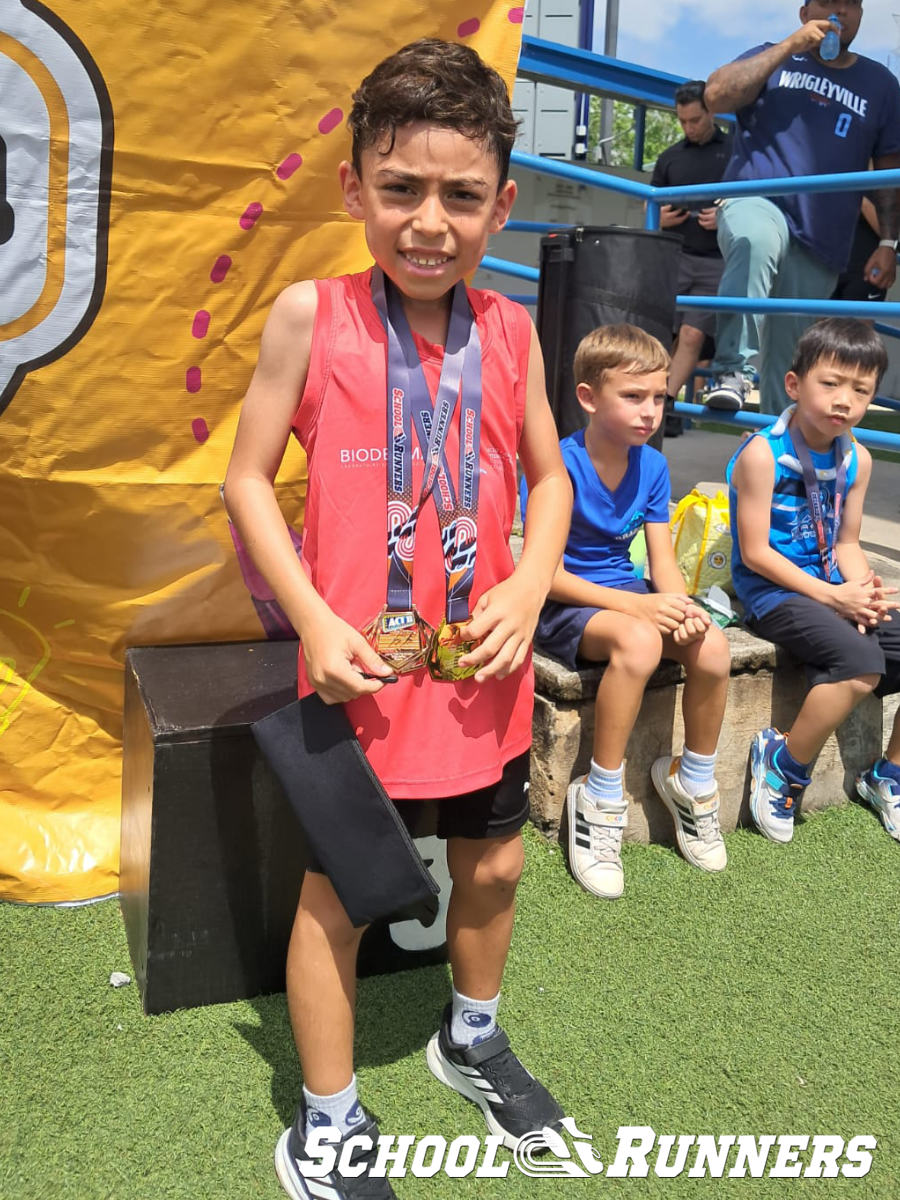 2026 Serie 3 - Medallas - Categoría Masculina u9 - 80 metros